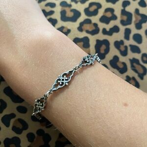 Retired James Avery Seville .925 Sterling Silver 7.5 in Link Bracelet